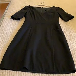 Jcrew suiting black short sleeved dress